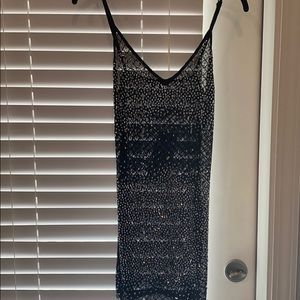 Black dazzled dress